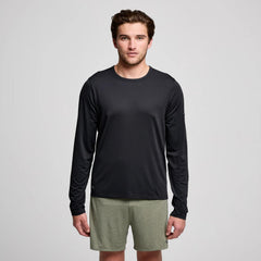 Stopwatch Long‑Sleeve Run Tee | Saucony US